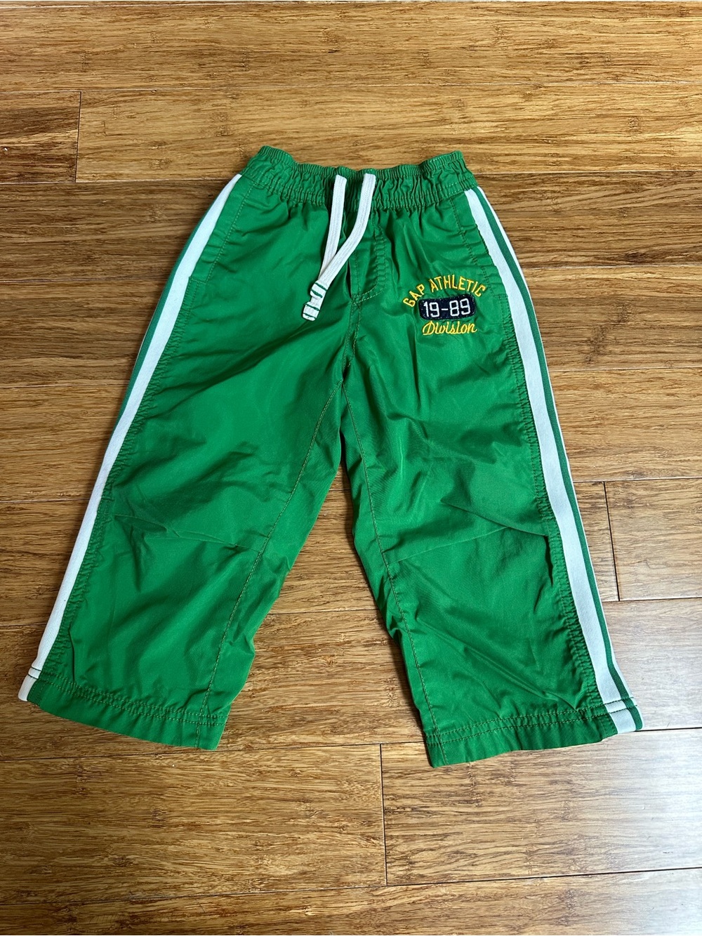 GAP Kids Toddler Size‎ 2 Green Gorpcore Streetwear Y2K Baby Athletic Track Pants